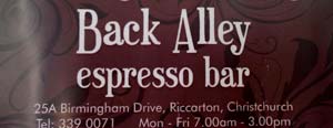 Back Alley Espresso Bar